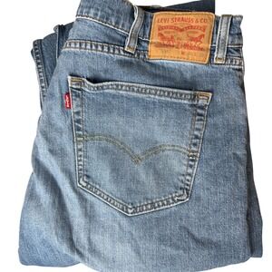 Levi Strauss 505 Regular Fit Mens 40x30 Blue Excellent Straight Leg Jeans